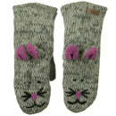 Adult Animal Wool Mitten