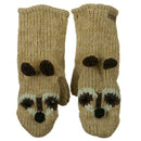 Adult Animal Wool Mitten