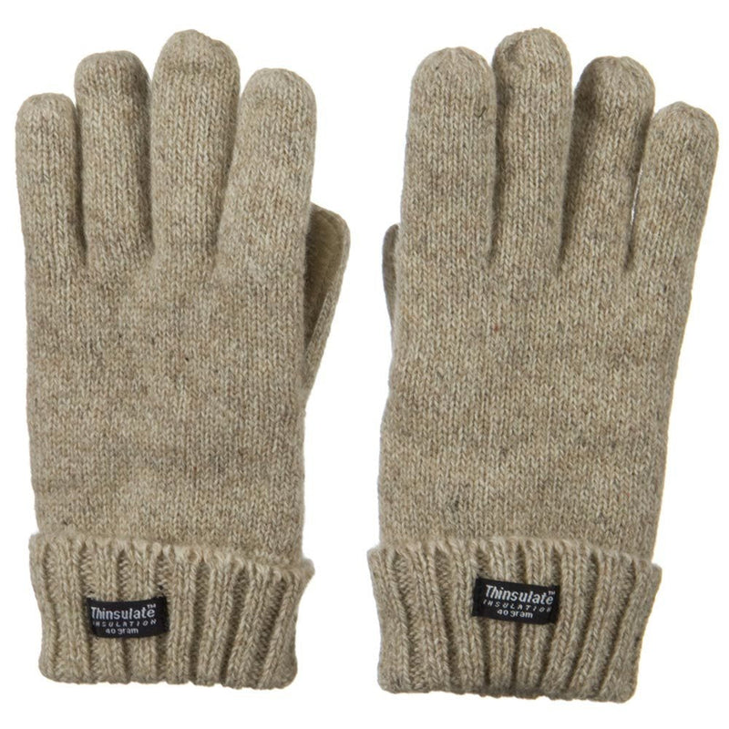 Suede Leather Palm Wool Glove