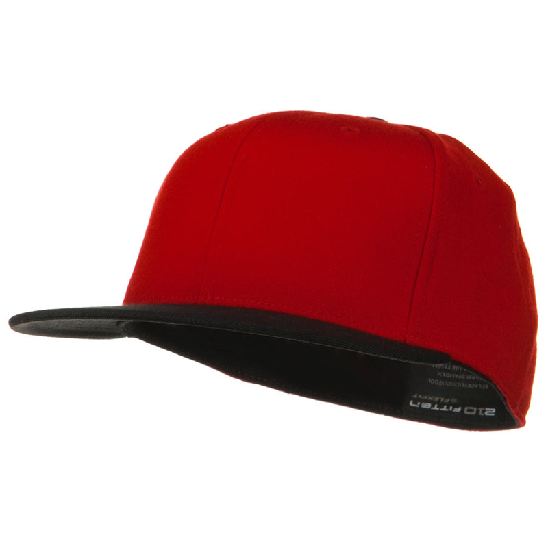Wool Blend Flat Visor Premium Fitted Cap