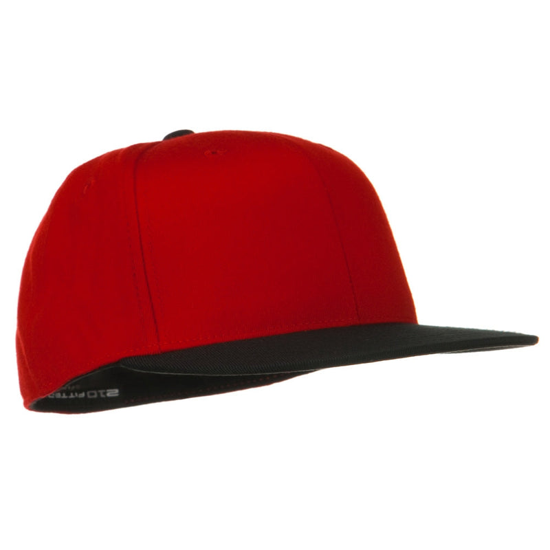 Wool Blend Flat Visor Premium Fitted Cap