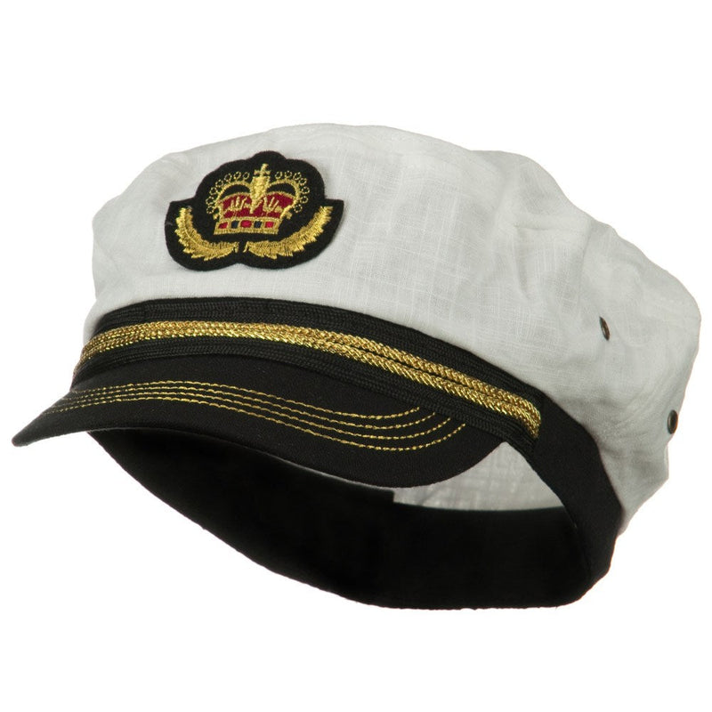 Linen Captain Hat