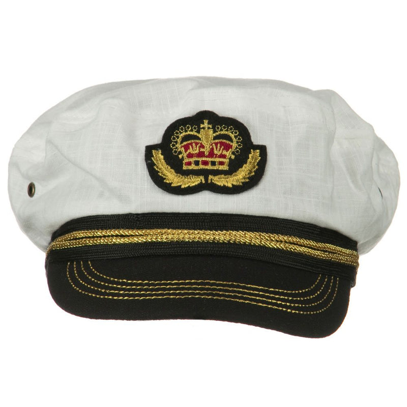 Linen Captain Hat