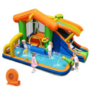 8-in-1 Jumping Castle with Slide and 520W Blower by LJGDeals