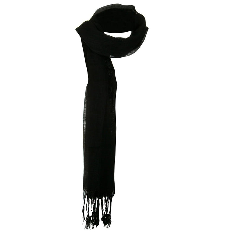 Solid Viscose Long Scarf