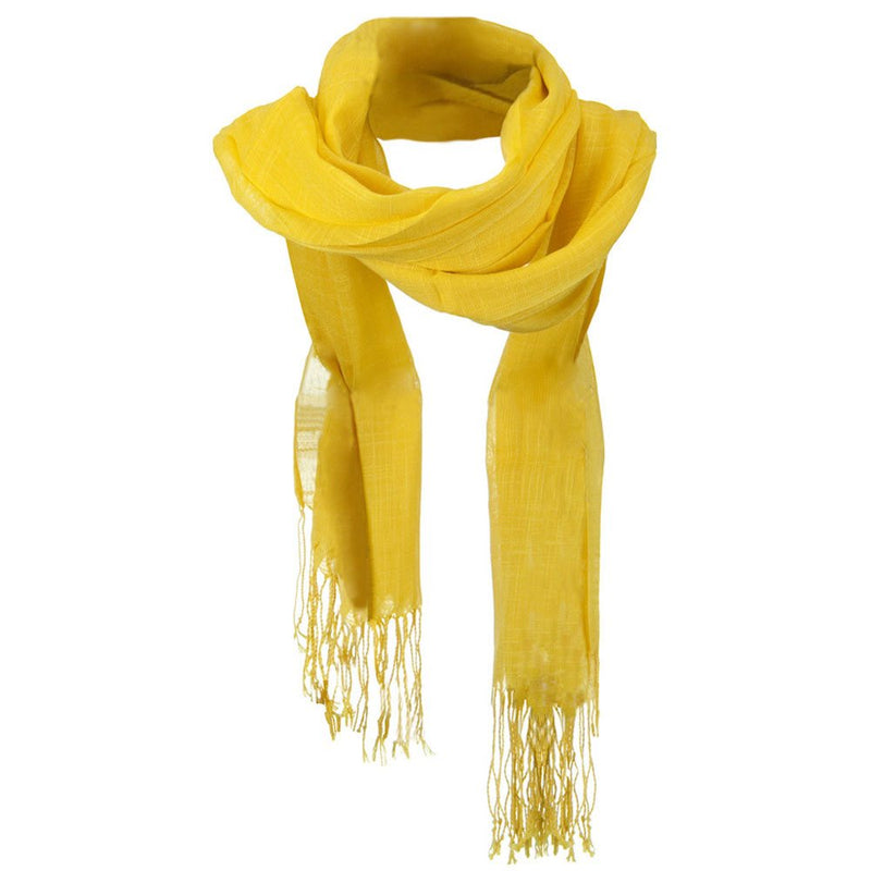 Solid Viscose Long Scarf