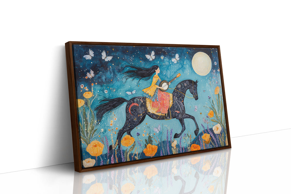 Moonlit Melody on Midnight Horseback, photo 15 of 16