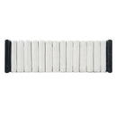 62.8" Modern Chenille Upholstered Bench