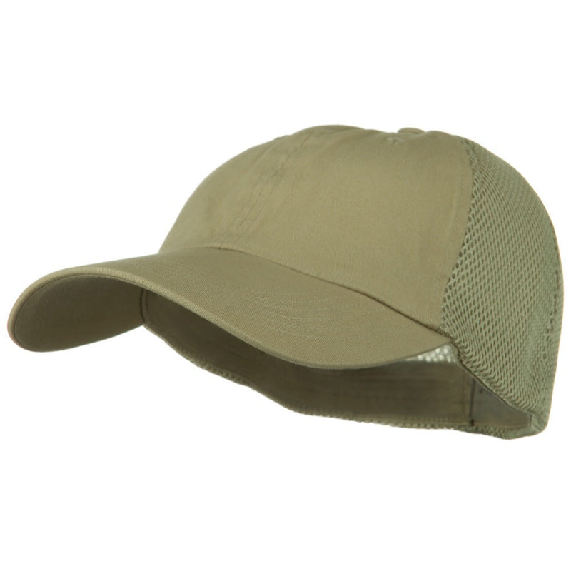 Big Size Summer Twill Mesh Flexible Fitted Cap