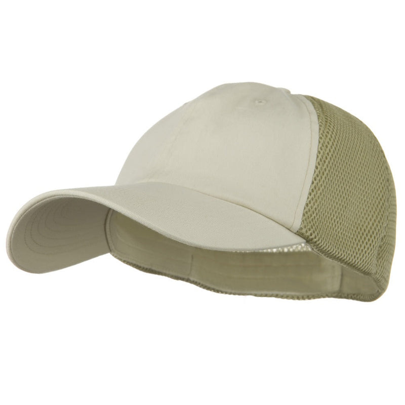 Big Size Summer Twill Mesh Flexible Fitted Cap
