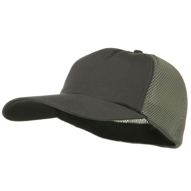 Big Size Summer Twill Mesh Flexible Fitted Cap