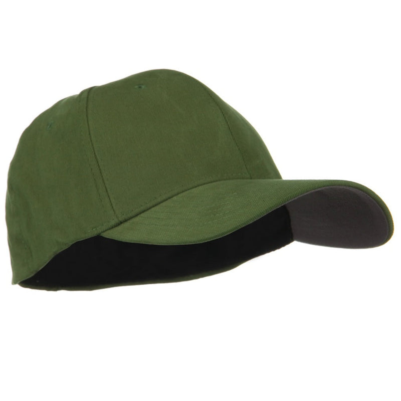 Structured Brushed Twill Flexible Big Size Cap