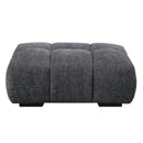 Chosen - Chenille Ottoman - Gray by HouseOfZazla