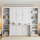 Murphy Bed With Desk And Bookshelf by HouseOfZazla