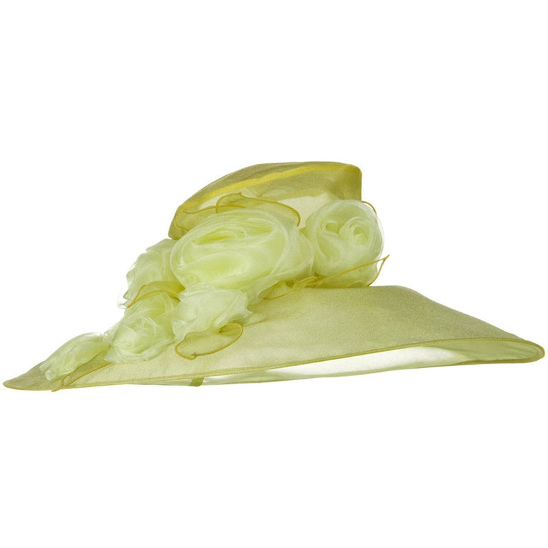 6 Roses Organza Hat