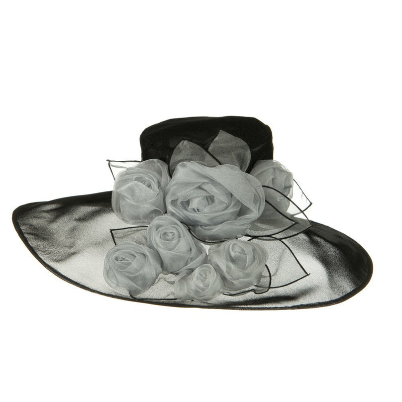 6 Roses Organza Hat