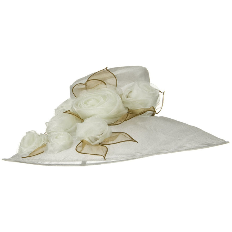 6 Roses Organza Hat