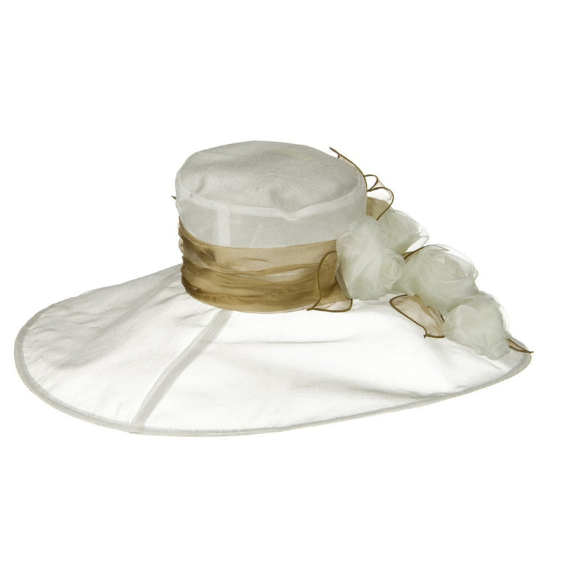 6 Roses Organza Hat