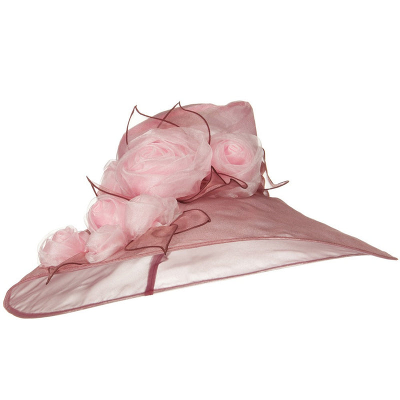 6 Roses Organza Hat