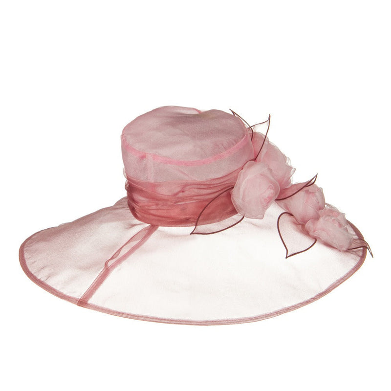 6 Roses Organza Hat