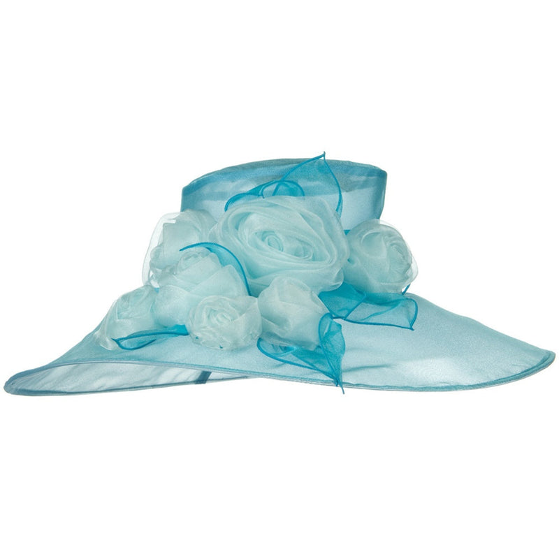 6 Roses Organza Hat