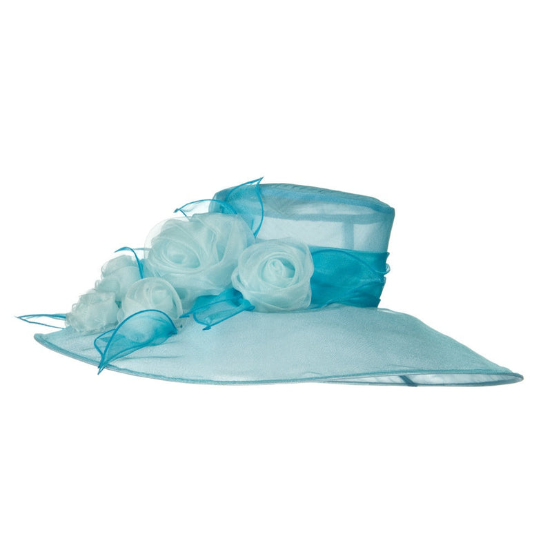 6 Roses Organza Hat