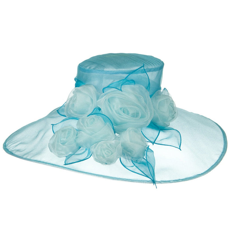 6 Roses Organza Hat