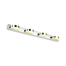 GobekUsa Waterproof LED Vanity Mirror Light with Acrylic Lampshade - Chrome Sconce Lamp in Warm/White Light