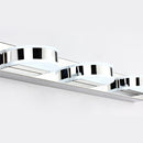 GobekUsa Waterproof LED Vanity Mirror Light with Acrylic Lampshade - Chrome Sconce Lamp in Warm/White Light