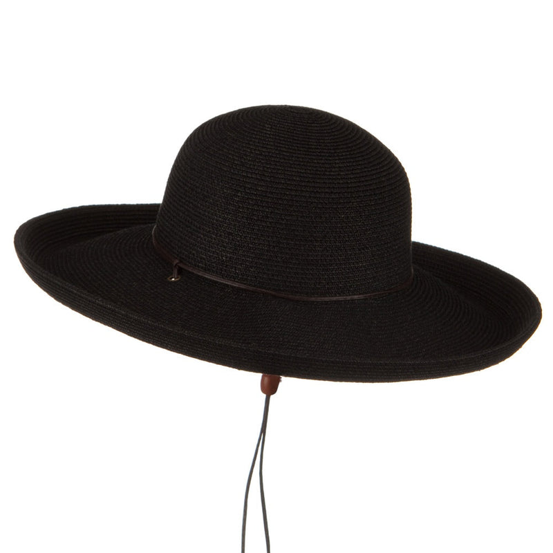UPF 50+ Cotton Paper Braid Kettle Brim Hat