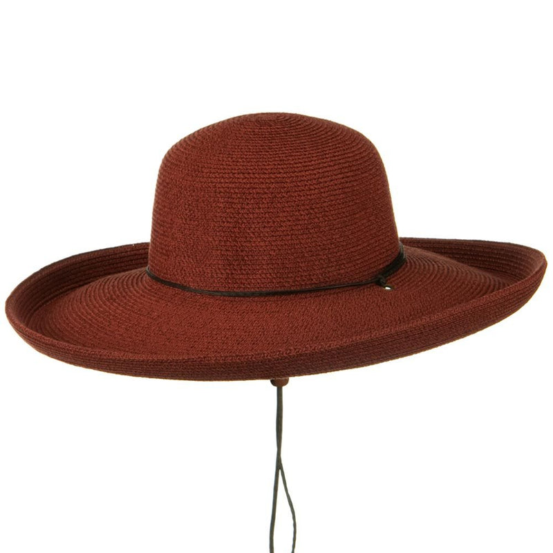UPF 50+ Cotton Paper Braid Kettle Brim Hat