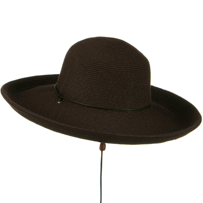 UPF 50+ Cotton Paper Braid Kettle Brim Hat