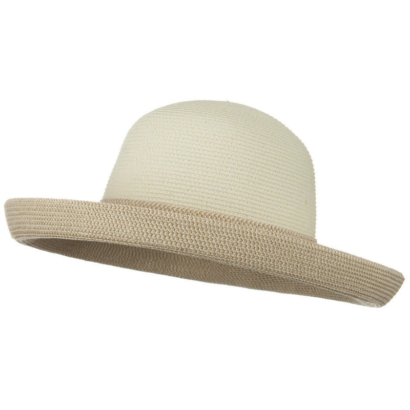 UPF 50+ Tweed Braid Large Kettle Brim Hat