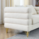 Oversized 2 Seater Sectional Sofa With Deep Seating And 2 Pillows by HouseOfZazla