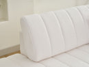 Jessica - Lamb Wool Sectional Sofa With Chaise, Versatile Configuration by HouseOfZazla