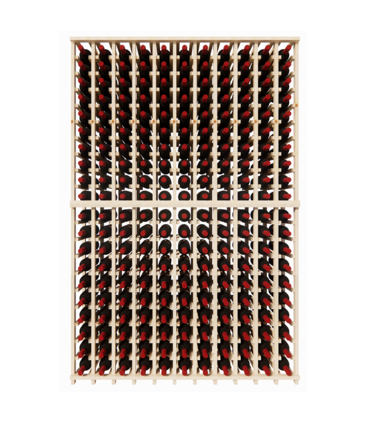 Wine Racking 11 Column Display Customizable Standard Bottle Rack Storage