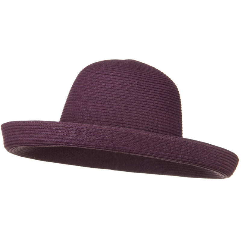Sewn Braid Kettle Brim Ribbon Hat