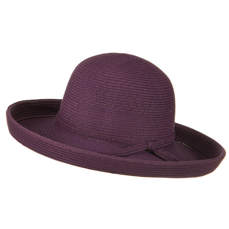 Sewn Braid Kettle Brim Ribbon Hat