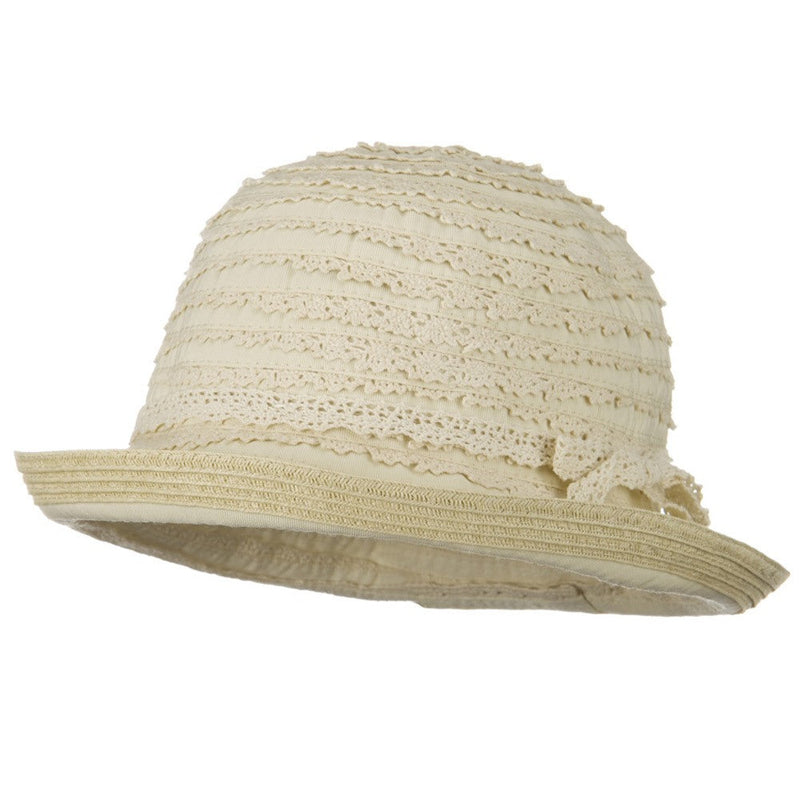 Woman's Ribbon Lace Braid Hat