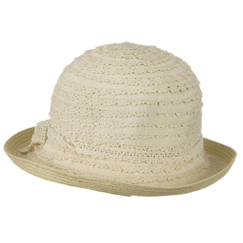 Woman's Ribbon Lace Braid Hat