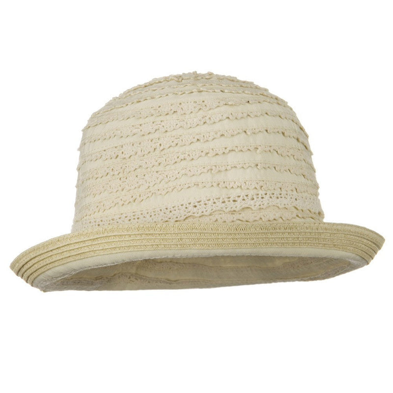 Woman's Ribbon Lace Braid Hat