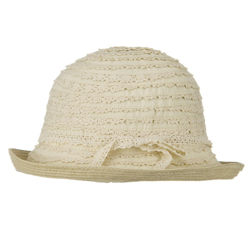 Woman's Ribbon Lace Braid Hat