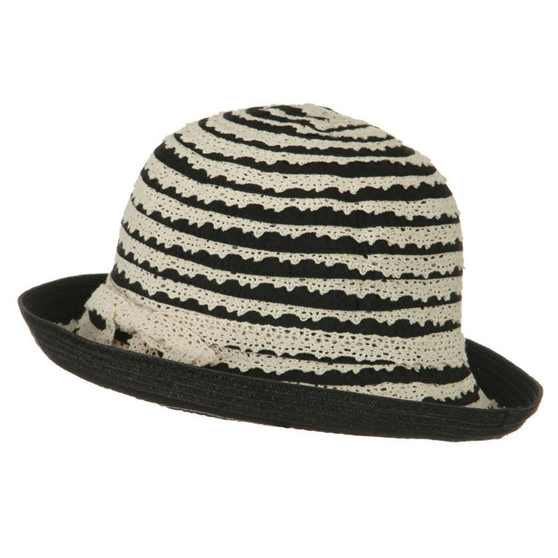 Woman's Ribbon Lace Braid Hat