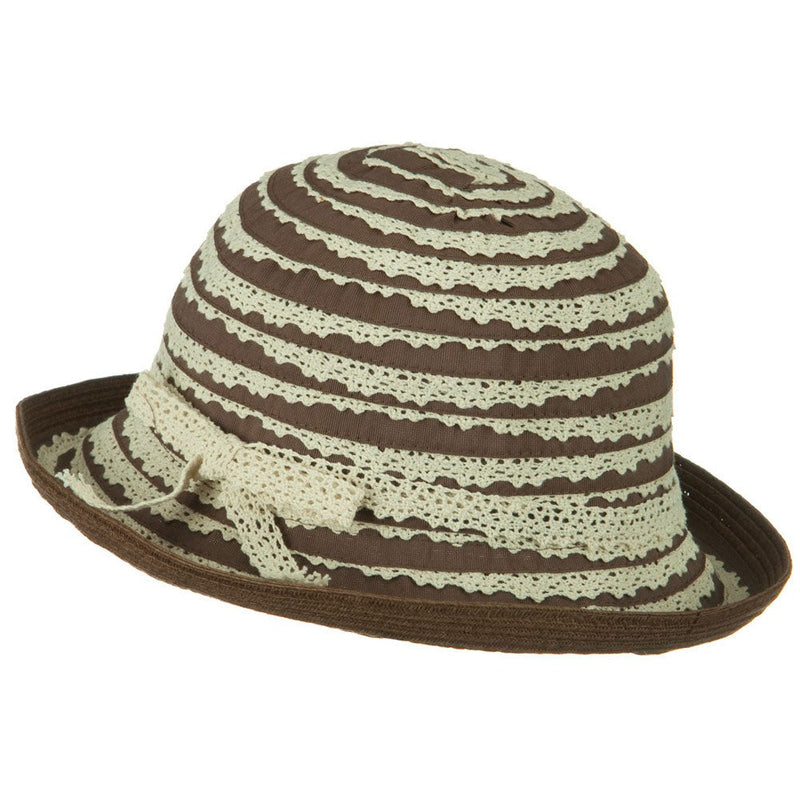 Woman's Ribbon Lace Braid Hat