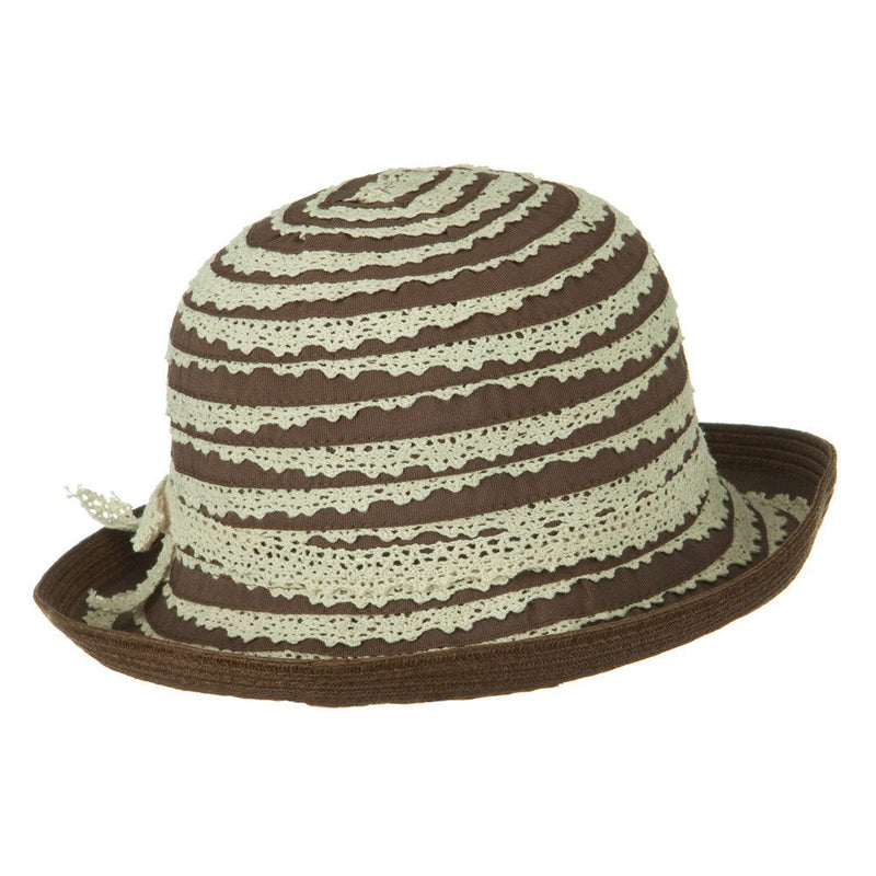 Woman's Ribbon Lace Braid Hat