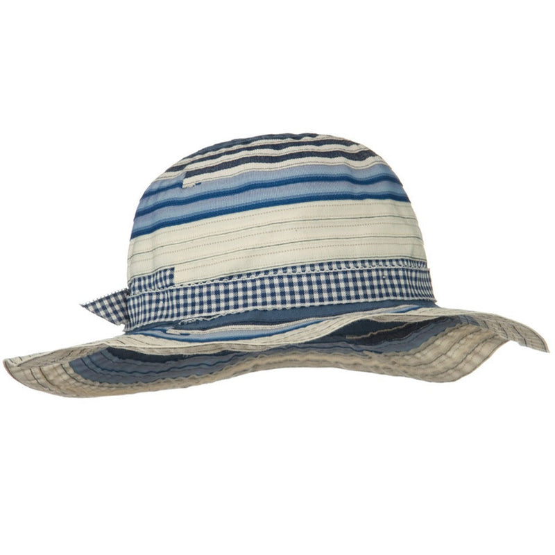 Girls Ribbon 3 Inch Brim Hat