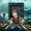 Halloween Hanging Animated Zombie Prisoner Decoration Sound-Activated by LJGDeals