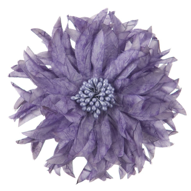 Silk Flower Point Leave Pin and Clip