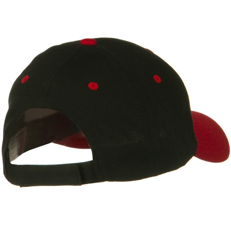 Two Tone Cotton Twill Low Profile Strap Cap