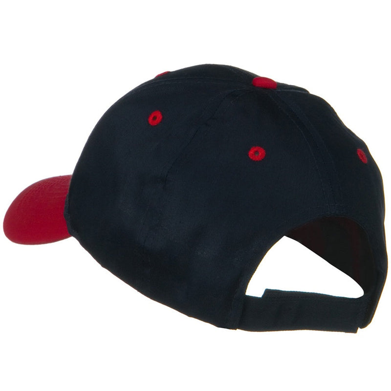 Two Tone Cotton Twill Low Profile Strap Cap